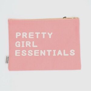Pink Pouch with Text